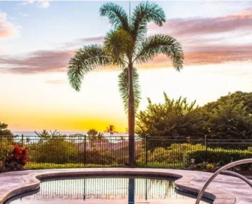 Hawaii custom pool designs for resorts and luxury homes.